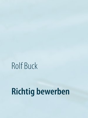 cover image of Richtig bewerben